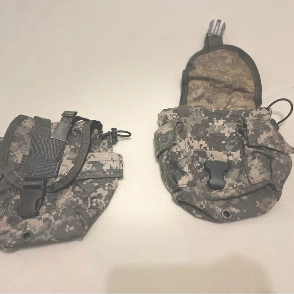Tactical Camo MOLLE II Canteen Bag